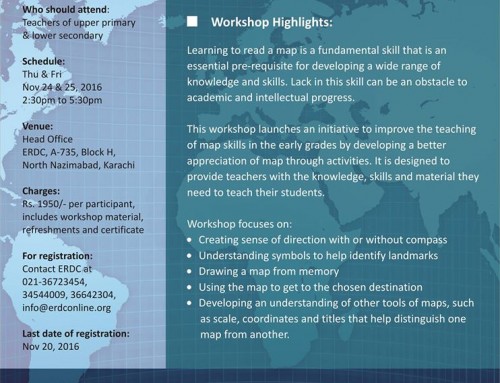 Two-day workshop on MAP READING
